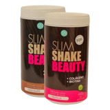 Pack Dos Batidos Slimbeauty Proteina Vitaminas Colageno