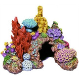 Vida Del Ornamento Del Acuario De Coral Exóticos Entornos Ca