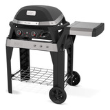 Weber Pulse  Carro Parrilla Eléctrica, Negro