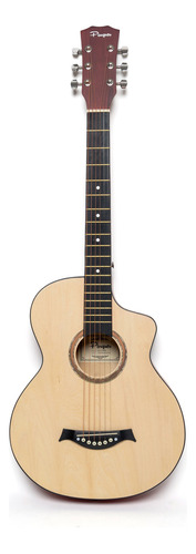 Guitarra Electroacustica Star Natural Parquer Color Naranja Claro Material Del Diapasón Arce Orientación De La Mano Diestro