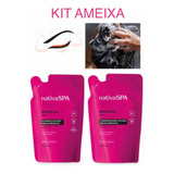 Kit Refil: Shampoo + Cond. Nativa Spa Ameixa Brilho Imediato