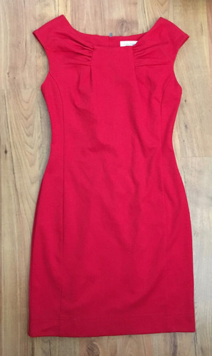 Padrisimo Vestido Calvin Klein Rojo Elegante 100% Original!!