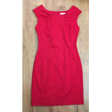 Padrisimo Vestido Calvin Klein Rojo Elegante 100% Original!!