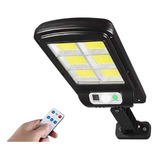 Kit  4 Luminária Solar Refletor Poste  Led 12h 72cob