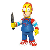 Figura Juguete Los Simpson Parodia Homero Chucky Muñeco 