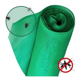 Tela Rede Mosqueteira Verde P/ Proteção Janela 1,50m X10m