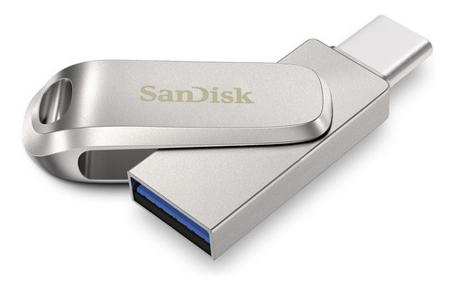 Memoria Usb 128gb Dual Tipo C Y Tipo A 3.1 Sandisk Pc / Cel