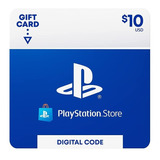 Playstation Store Gift Card Usd 10 - Cuenta Usa Únicamente