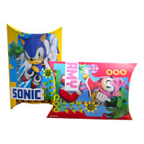 Cajas Sorpresa Sonic Para Cumpleaños 6u