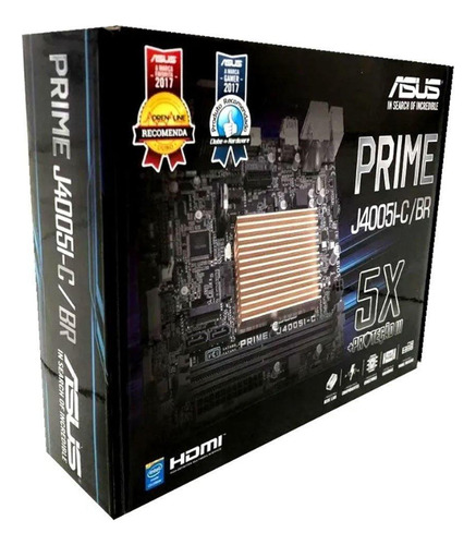 Placa Mãe Asus Mini Prime J4005 Ddr4 Hdmi D-sub Lvds 