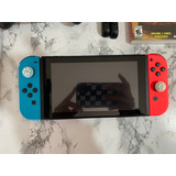 Nintendo Switch Con Dos Juegos Y Accesorios