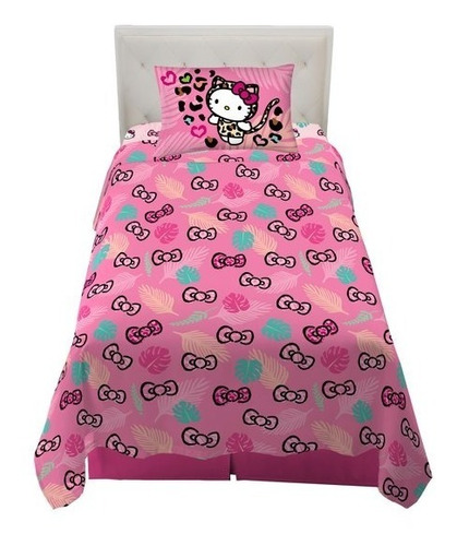 Hello Kitty Juego De Sabanas Individuales Twin 3 Piezas