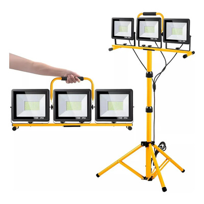 XSELCOUTH Tripie 3 Reflectores Led Portátiles y Altura Ajustable 300w Granleyelé | Envío gratis