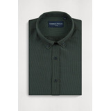 Camisa Macowens Sport A Cuadros Verde Hombre 42211008