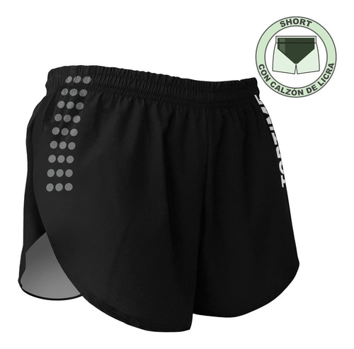 Short Para Correr Run Corto Competencia Entrenamiento Bls