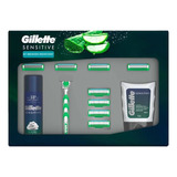 Kit De Afeitado Gillette Sensitive Proteccion Irritacion