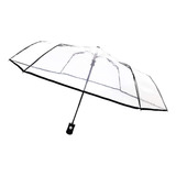 Paraguas Plegable Transparente Smartbulle - Compacto Resiste