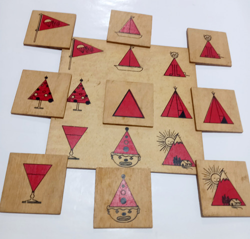 Juego Didáctico Infantil Asociaciones De Madera