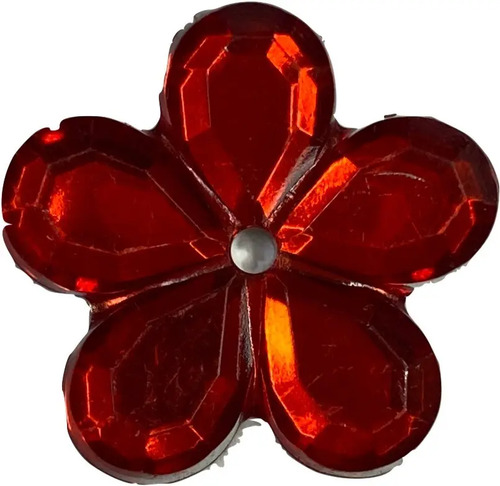 Gema Piedra Hilo Flor 22mm 3506 Paquete 25 Pzas