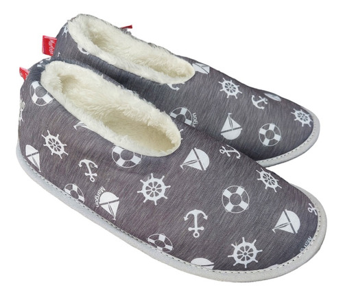 Pantuflas Cerradas Con Piel Abrigadas Antidesliz Tommy