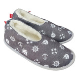 Pantuflas Cerradas Con Piel Abrigadas Antidesliz Tommy