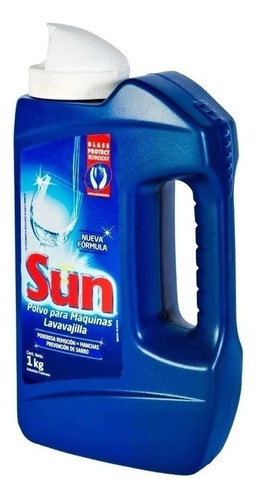 Detergente Sun Polvo Lavavajilla Botella 1kg Ind. Francesa