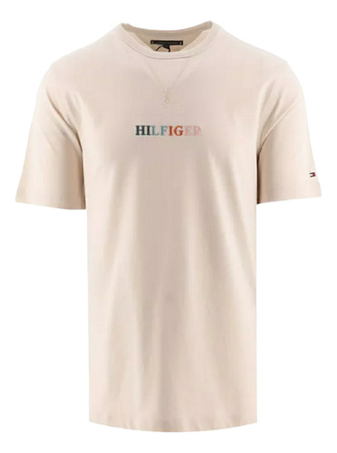 Playera Tommy Hilfiger Para Mujer Mod Contrast Feather D3