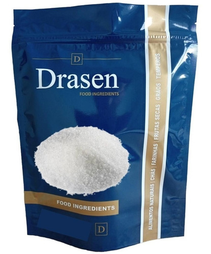 Kit 2kg Eritritol Cristal Fino Adoçante Natural | Drasen