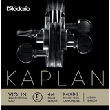 Cuerda P/violin 4/4 E Mi Daddario K420b-3 Kaplan Musicapilar