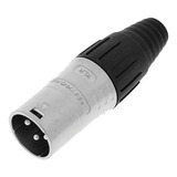 Ficha Canon Xlr Macho Conector 3 Pines Mic - Seetronic Scsm3