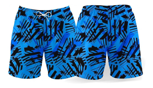 Bermuda Tectel Short  Estilo Moda Praia Oferta Estampado 