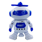 Robot Astronauta Giratorio 360° Juguete P/niños Música Y Luz