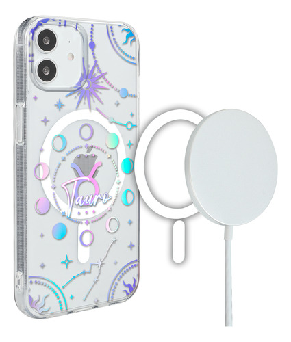 Funda Para iPhone Magsafe Signo Zodiaco Tauro Mujer