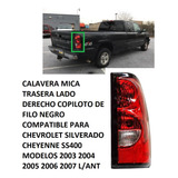 Calavera Trasera Silverado 2003 2004 2004 2006 Filo Negro