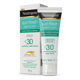 Protetor Solar  Neutrogena  Sun Fresh Derm Care 30fps  En Gel Creme