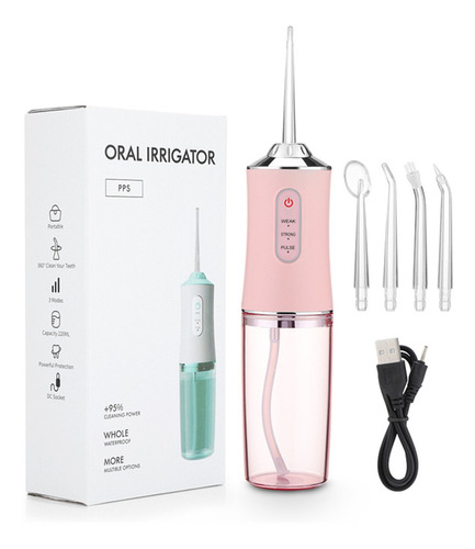 Irrigador Oral Usb De 240 Ml, Hilo Dental De Agua Para El Ho