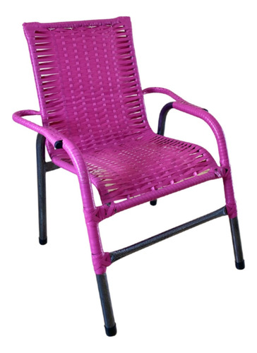 Cadeira Infantil, Cadeira Infantil Em Aço E Fibra Colorida