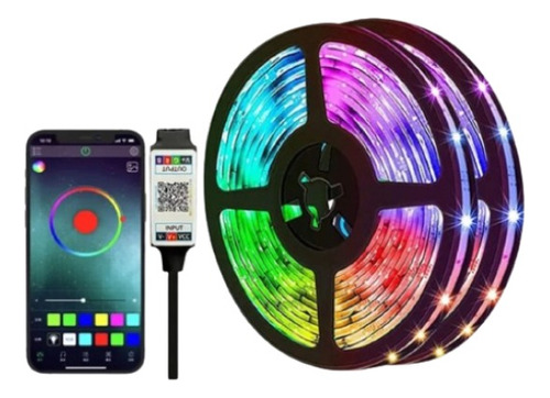 Tiras De Luz Led 5050rgb Bluetooth