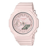 Reloj Casio Analógico-digital Gmas2100ba4a Mujer Color De La Correa Rosa Color Del Bisel Rosa Color Del Fondo Rosa