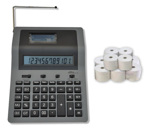 Calculadora Cifra Pr 226 Impresor Fuente 12 Digitos Rollos