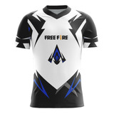Camiseta Do Jogo Free Fire Personalizada - Vários Modelos