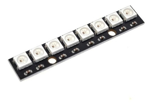 Barra 8 Leds Rgb 5050 Ws2812 Neopixel Cjmcu Arduino