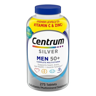 Suporte Imunológico Multivitamínico Centrum Silver Men 50+,  | Frete grátis