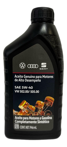 Aceite Sintético Vw, Seat & Audi
