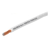 Cable Eléctrico Thw Cca Calibre #12 Blanco Volteck 40212