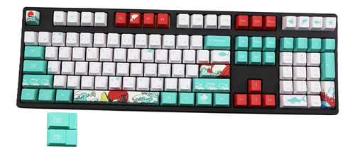 Red Keycaps Rk61 Keycaps Coral Sea Keycaps Japonês