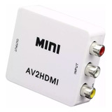 Conversor Audio/video Rca-hdmi Adaptador Convertidor Av2hdmi