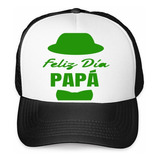 Gorra Dia Del Padre Bicolor Negra Leyenda En Verde