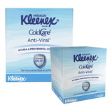 Kleenex Pañuelo Antiviral Desechable 2 Cajas De 80 Pzas C/u
