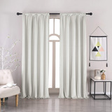 Nanbowang - Cortinas De Terciopelo Blanco Cloro; Cortinas De